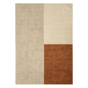 Béžovo-hnedý koberec Asiatic Carpets Blox, 160 x 230 cm
