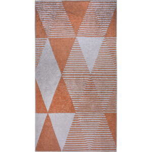Oranžový umývateľný koberec 120x160 cm – Vitaus