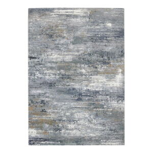 Sivo-modrý koberec Elle Decoration Arty Trappes, 120 × 170 cm