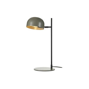 Sivá stolová lampa Markslöjd Pose, výška 48 cm