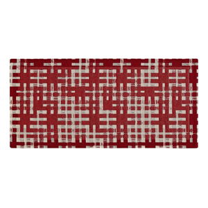 Vínovočervený umývateľný behúň 55x140 cm Dama Rubino – Floorita