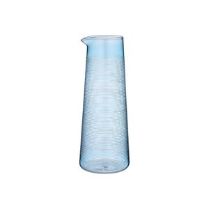Modrá sklenená karafa 1.2 l Linear - Ladelle