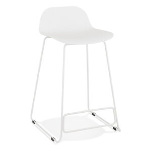 Biela barová stolička Kokoon Slade Mini, výška sedadla 66 cm