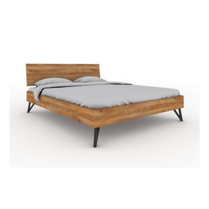 Dvojlôžková posteľ z dubového dreva 200x200 cm Golo 2 - The Beds