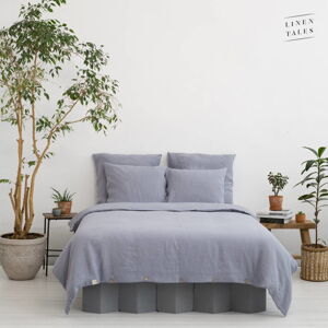 Šedé obliečky z konopného vlákna 200x140 cm - Linen Tales