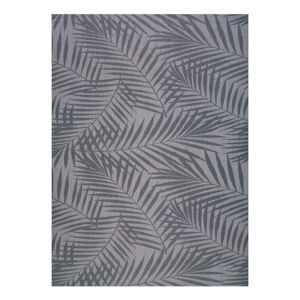 Sivý vonkajší koberec Universal Palm, 140 x 200 cm