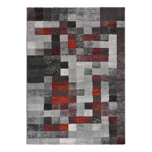 Červeno-sivý koberec 160x230 cm Fusion - Universal
