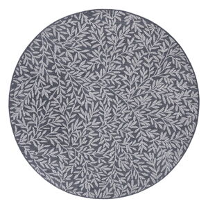 Antracitovosivý okrúhly koberec ø 120 cm Twig – Hanse Home