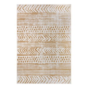 Okrovožltý/biely vonkajší koberec 80x150 cm Biri – NORTHRUGS