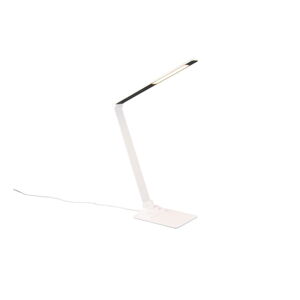 Biela LED stolová lampa so stmievačom (výška  72 cm) Travis – Trio