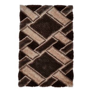 Tmavohnedý ručne tkaný koberec 120x170 cm Noble House – Think Rugs