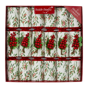 Vianočné crackery v súprave 6 ks Jolly Holly – Robin Reed