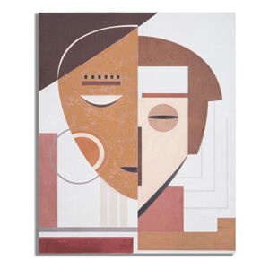 Ručne maľovaný obraz 80x100 cm Ethnic Face - Mauro Ferretti