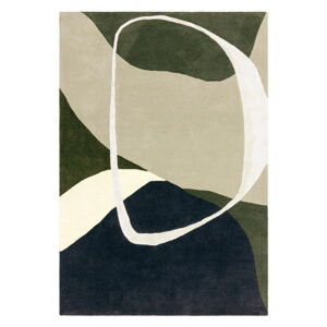 Zelený ručne tkaný vlnený koberec 160x230 cm Matrix – Asiatic Carpets