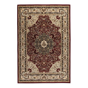 Vínovočervený/béžový koberec 160x235 cm Herat – Nouristan