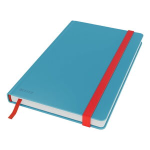 Modrý zápisník s hebkým povrchom Leitz, 80 strán