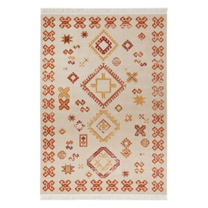 Béžový koberec s podielom recyklovanej bavlny Nouristan, 160 x 230 cm