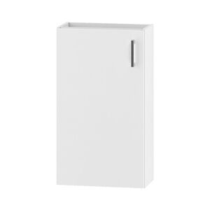 Biela nízka závesná skrinka pod umývadlo 40x70 cm Oia – STOLKAR