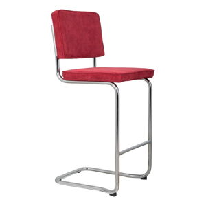 Ružová barová stolička 113 cm Ridge Rib – Zuiver