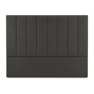Antracitové čalúnené čelo postele 140x120 cm LA - Cosmopolitan Design