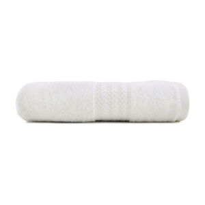 Biely uterák z čistej bavlny Foutastic, 50 × 90 cm