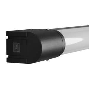Matne čierne LED nástenné svietidlo (dĺžka 119 cm) Piera - Trio