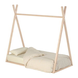 Detská posteľ z jaseňového dreva Kave Home Maralis Teepee, 70 x 140 cm