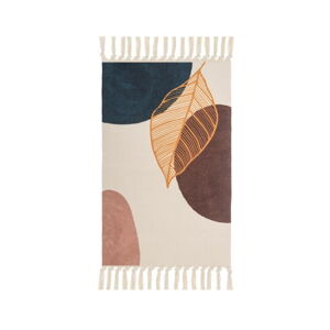 Krémovobiely prateľný koberec s prímesou bavlny 50x80 cm – Casa Selección