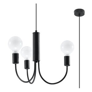 Čierne závesné svietidlo ø 45 cm Karim – Nice Lamps