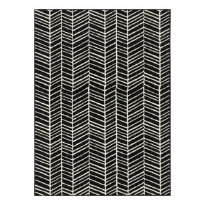 Čierny koberec Ragami Velvet, 180 x 260 cm