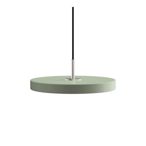 Svetlozelené LED závesné svietidlo s kovovým tienidlom ø 31 cm Asteria Mini – UMAGE
