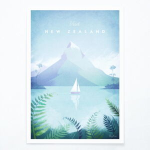 Plagát Travelposter New Zealand, A3