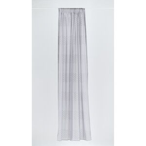 Sivá záclona 140x260 cm Aurea – Mendola Fabrics