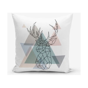 Obliečka na vankúš s prímesou bavlny Minimalist Cushion Covers Deer, 45 × 45 cm