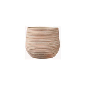 Oranžový keramický kvetináč Big pots Ravenna, ø 19 cm