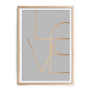 Obraz v ráme Velvet Atelier Love, 60 × 40 cm