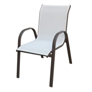 Čierno-biela záhradná stolička Clasic - LDK Garden
