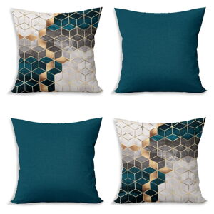 Obliečky na vankúše v sade 4 ks Optic - Minimalist Cushion Covers