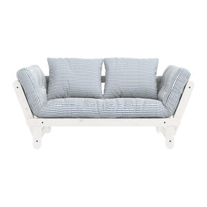 Biela/svetlo modrá rozkladacia pohovka 162 cm Beat - Karup Design
